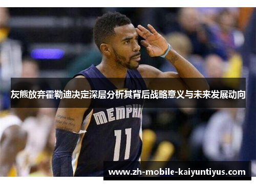 灰熊放弃霍勒迪决定深层分析其背后战略意义与未来发展动向
